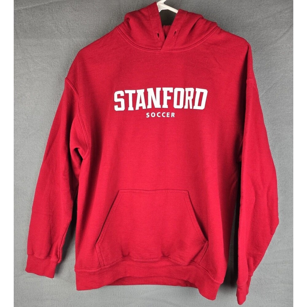 Stanford Soccer Hoodie Men Medium Pullover Athletic Sweatshirt Collegecore Casua